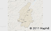 Shaded Relief Map of Svenljunga Kommun, lighten