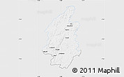 Silver Style Map of Svenljunga Kommun, single color outside