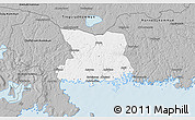 Gray 3D Map of Karlshamn Kommun