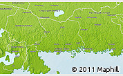 Physical 3D Map of Karlshamn Kommun