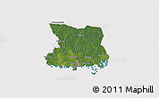 Satellite 3D Map of Karlshamn Kommun, cropped outside