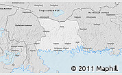 Silver Style 3D Map of Karlshamn Kommun