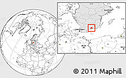 Blank Location Map of Karlshamn Kommun, highlighted country