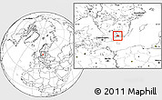 Blank Location Map of Karlshamn Kommun, highlighted parent region