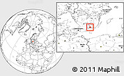 Blank Location Map of Karlshamn Kommun