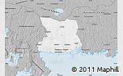 Gray Map of Karlshamn Kommun
