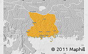 Political Map of Karlshamn Kommun, lighten, desaturated