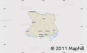 Shaded Relief Map of Karlshamn Kommun, cropped outside