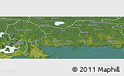 Satellite Panoramic Map of Karlshamn Kommun