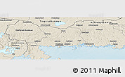 Shaded Relief Panoramic Map of Karlshamn Kommun