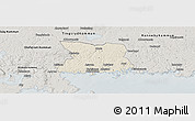 Shaded Relief Panoramic Map of Karlshamn Kommun, semi-desaturated