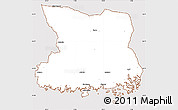 Classic Style Simple Map of Karlshamn Kommun, cropped outside