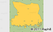 Savanna Style Simple Map of Karlshamn Kommun, cropped outside