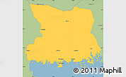 Savanna Style Simple Map of Karlshamn Kommun