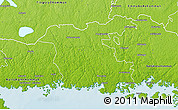 Physical 3D Map of Ronneby Kommun