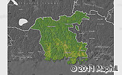 Satellite Map of Ronneby Kommun, desaturated