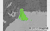 Political Map of Sölvesborg Kommun, darken, desaturated