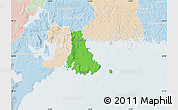 Political Map of Sölvesborg Kommun, lighten