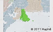 Political Map of Sölvesborg Kommun, lighten, semi-desaturated
