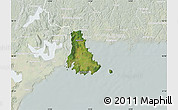 Satellite Map of Sölvesborg Kommun, lighten