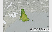 Satellite Map of Sölvesborg Kommun, lighten, semi-desaturated
