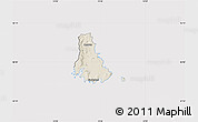 Shaded Relief Map of Sölvesborg Kommun, cropped outside