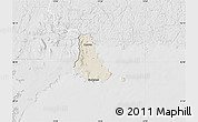 Shaded Relief Map of Sölvesborg Kommun, lighten, desaturated
