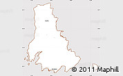 Classic Style Simple Map of Sölvesborg Kommun, cropped outside