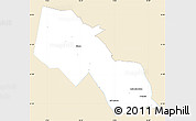 Classic Style Simple Map of Älvdalen Kommun, single color outside