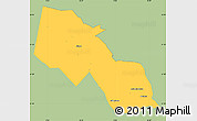 Savanna Style Simple Map of Älvdalen Kommun, single color outside