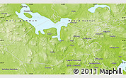 Physical Map of Leksand Kommun