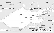 Silver Style Simple Map of Leksand Kommun