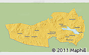 Savanna Style 3D Map of Ludvika Kommun, single color outside