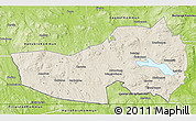 Shaded Relief 3D Map of Ludvika Kommun, physical outside