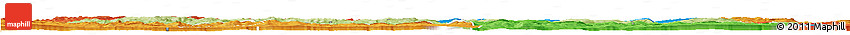 Physical Horizon Map of Ludvika Kommun, political outside