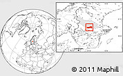 Blank Location Map of Ludvika Kommun, highlighted parent region