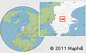 Savanna Style Location Map of Ludvika Kommun, highlighted country