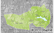 Physical Map of Ludvika Kommun, desaturated