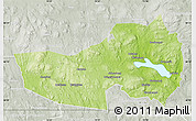 Physical Map of Ludvika Kommun, lighten, semi-desaturated