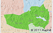 Political Map of Ludvika Kommun, lighten