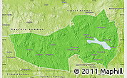 Political Map of Ludvika Kommun, physical outside