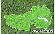 Political Map of Ludvika Kommun, satellite outside