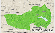 Political Map of Ludvika Kommun, shaded relief outside