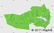 Political Map of Ludvika Kommun, single color outside