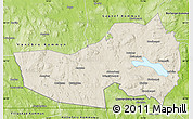 Shaded Relief Map of Ludvika Kommun, physical outside