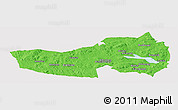 Political Panoramic Map of Ludvika Kommun, cropped outside