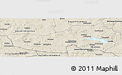 Shaded Relief Panoramic Map of Ludvika Kommun