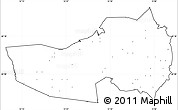 Blank Simple Map of Ludvika Kommun, cropped outside, no labels