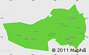 Political Simple Map of Ludvika Kommun, single color outside