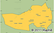 Savanna Style Simple Map of Ludvika Kommun, cropped outside
